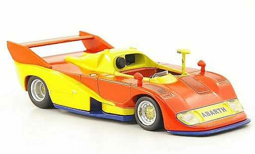 Abarth 2000 Sport Spider 1/43 Hachette (SE027) orange/giallo/blu 1974 modellini auto