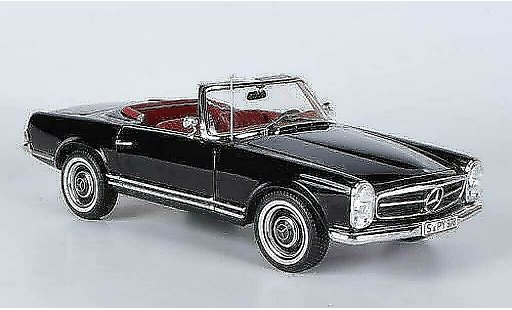 Mercedes 230 SL 1/18 Norev (W113) nero 1967 modellini auto