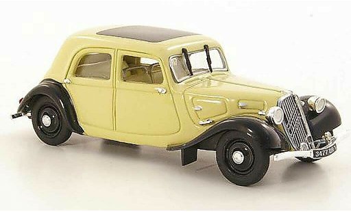 Citroen Traction 7 1/43 Norev C beige/nero 1934 modellini auto