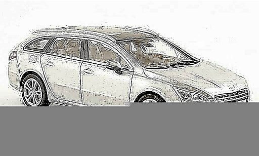 Peugeot 508 SW 1/43 Norev grigio 2010 modellini auto