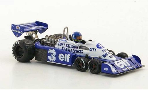Tyrrell P34 1977 1/43 TrueScale Miniatures No.3 elf R.Peterson GP Belgien modellini auto