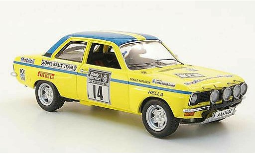 Opel Ascona A Rally 1/43 Schuco No.14Rally Gran Bretagna 1972 modellini auto