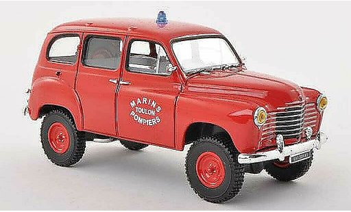 Renault Colorale Base 1/43 Solido 4x4 Marins Vigili del fuoco Toulon pompiers (F) 1953 modellini auto