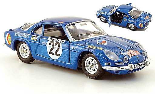 Alpine A110 rallye 1/43 Solido No.22 Rally Monte Carlo 1971 modellini auto