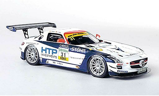 Mercedes SLS GT3 1/43 Schuco AMG No.31 Heico Motorsport T.Holzer / C.Tilke ADAC GT Masters-Saison 2011 modellini auto
