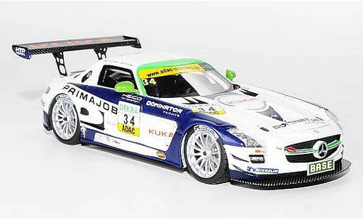 Mercedes SLS GT3 1/43 Schuco AMG No.34 Primajob Team Heico L.D.Arnold / A.Zuber ADAC GT Masters-Saison 2011 modellini auto