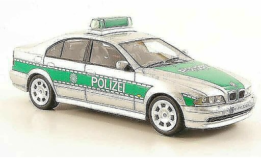 Bmw 530 police 1/43 Neo i (E39) Polizia grigio /verde 2002 modellini auto