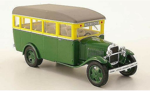 Gaz 03-30 Base 1/43 Nash Avtoprom verde/giallo/grigio modellini auto