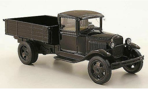 Gaz AA Pritsche 1/43 Nash Avtoprom pianale nero modellini auto