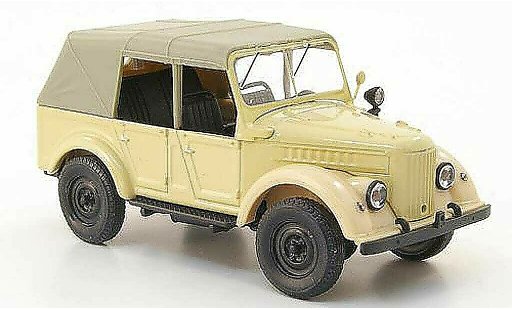Gaz 69A Ferm&Atilde;&copy; 1/43 Nash Avtoprom beige chiuso modellini auto