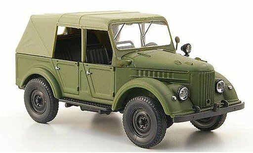 Gaz 69A Ferm&Atilde;&copy; 1/43 Nash Avtoprom oliv chiuso modellini auto
