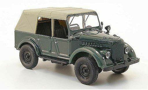 Gaz 69A Ferm&Atilde;&copy; 1/43 Nash Avtoprom verde chiuso modellini auto
