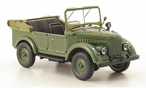 Gaz 69A Ouvert 1/43 Nash Avtoprom olivverde aperto modellini auto