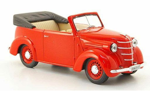 Kim 10-51 Cabriolet 1/43 Nash Avtoprom Cabrio rosso modellini auto