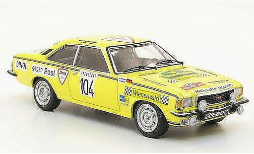 Opel Commodore B 1/43 Schuco GS/E No.104 Lyding/Klemenz Rally Monte Carlo 1976 modellini auto