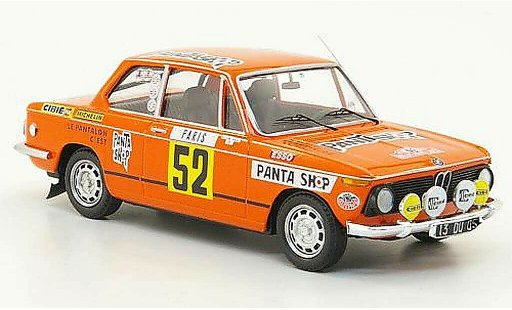 Bmw 2002 tii 1/43 Trofeu No.52 Pantashop Dorche/Vieu Rally Monte Carlo 1977 modellini auto