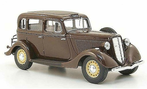 Gaz M1 Taxi 1/43 Nash Avtoprom marrone modellini auto