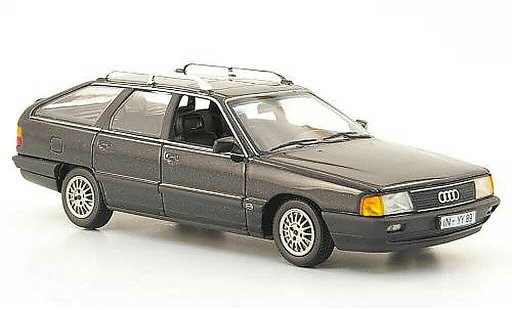 Audi 100 avant 1/43 Minichamps (C3) grigio 1990 modellini auto