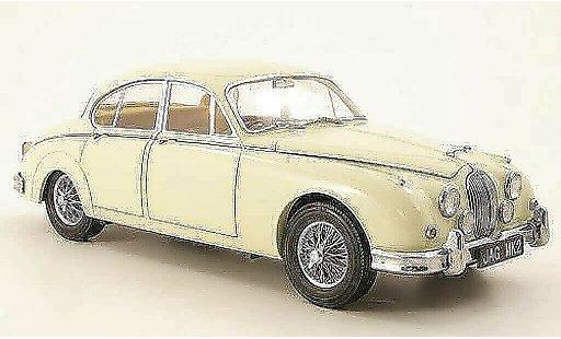 Jaguar MK 2 1/18 Model Icons 3.8 bianco rhd 1962 modellini auto