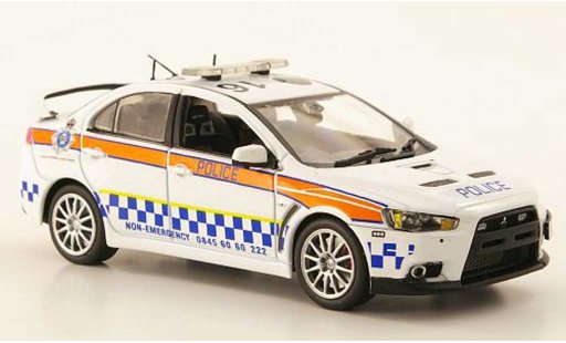 Mitsubishi Lancer Evolution X 1/43 Model Icons Humberside Road Crime Unit modellini auto