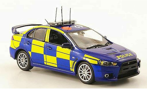 Mitsubishi Lancer Evolution X 1/43 Model Icons Essex Police ANPR Intercept Unit modellini auto