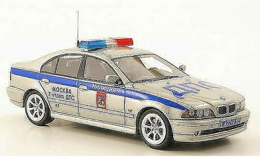 Bmw 525 police 1/43 Neo i (E39) Polizia Moskau 2002 modellini auto