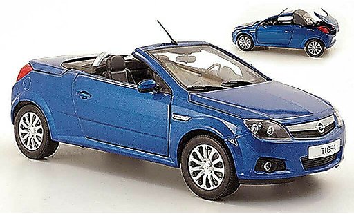 Opel Tigra Twintop Twin Top 1/18 Norev twintop blu/grigio metallized modellini auto