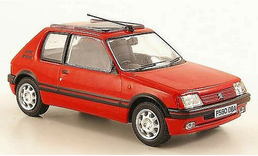 Peugeot 205 GTI 1/43 Vanguards 1.9 rosso modellini auto