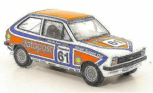 Ford Fiesta 1980 1/43 Vanguards MkI 1300 No.61 A.Curnow Datapost BSCC modellini auto