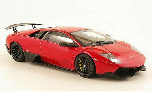 Lamborghini Murcielago LP670 1/18 Autoart SV rosso 2009 modellini auto