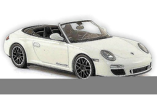 Porsche 911 GTS 1/43 Minichamps Carrera Cabrio bianco 2011 modellini auto