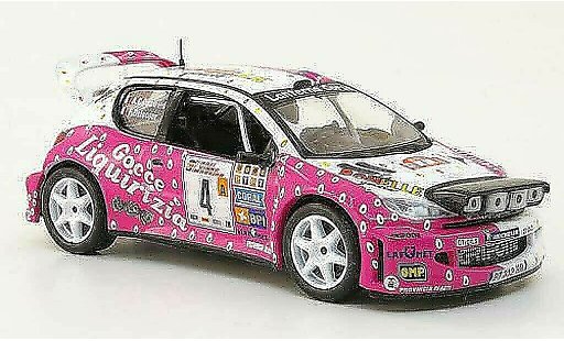 Peugeot 206 WRC 1/43 Hachette No.4 Bonelle Rally de Madeira 2003 modellini auto