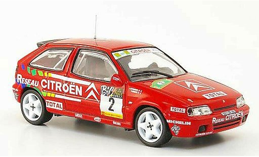 Citroen ZX Rallye 1994 1/43 Hachette Rally 16V No.2 Reseau Rally du Rouerque modellini auto
