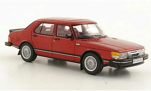 Saab 900 Turbo 1/43 Neo rosso 4-portes limitata edition 1981 modellini auto