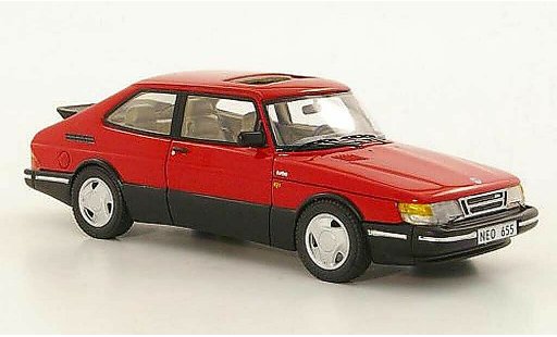 Saab 900 Turbo 1/43 Neo 16S Aero rosso 1992 modellini auto