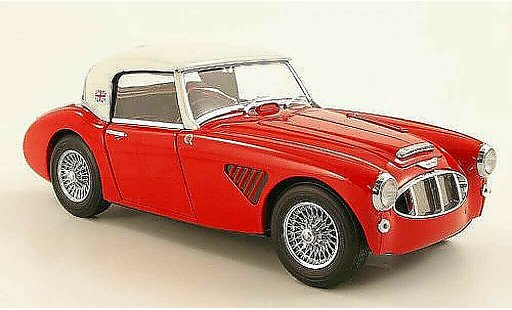 Austin Healey 3000 roadster 1/18 Kyosho MK1 rosso/elfenbein Protoype RHD modellini auto