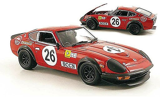 Datsun 240Z course 1/43 Kyosho Sport Racing No.26 1000 Km Japan 1972 modellini auto