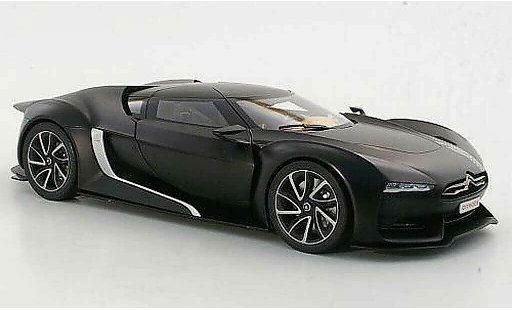 Citroen GT concept 1/18 Norev mat nero 2008 modellini auto