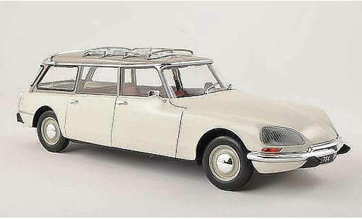 Citroen DS 21 1/18 Norev Station wagon bianco/grigio 1970 modellini auto