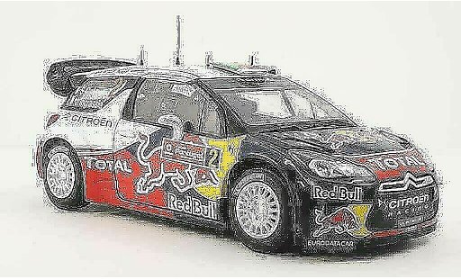 DS Automobiles DS3 WRC 2011 1/18 Norev No.2 Red Bull / Total S.Ogier / J.Ingrassia Rally Portugal modellini auto