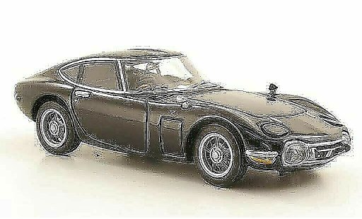 Toyota 2000 GT 1967 1/43 Ebbro nero modellini auto