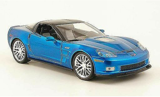 Chevrolet Corvette ZR1 1/18 Jada Toys C6 blu/carbon phares 2009 modellini auto
