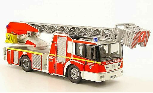 Mercedes Econic Feuerwehr 1/43 Wiking DL 32 Metz pompier Dusseldorf modellini auto