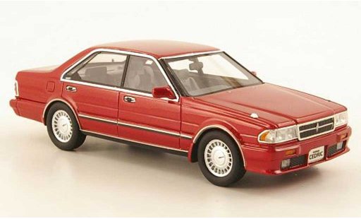Nissan Cedric Y31 Gran Turismo SV 1/43 Hi Story () rosso RHD 1989 modellini auto