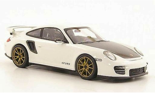 Porsche 911 GT2 RS 1/43 Minichamps 2010 (II) bianco goldene Felgen modellini auto