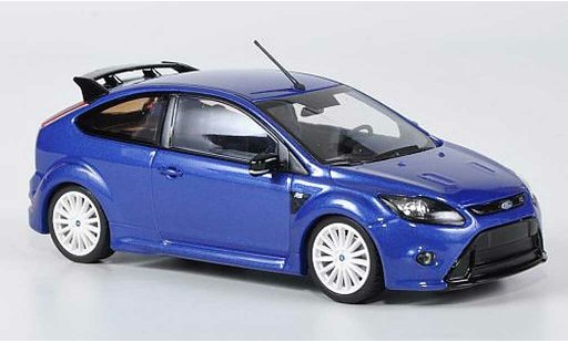 Ford Focus RS 1/43 Minichamps blu avec biancoen Radern 2009 modellini auto