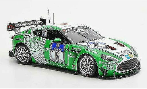 Aston Martin V12 Zagato coupe 1/43 Minichamps Zagato No.5 24h Nurburgring 2011 modellini auto