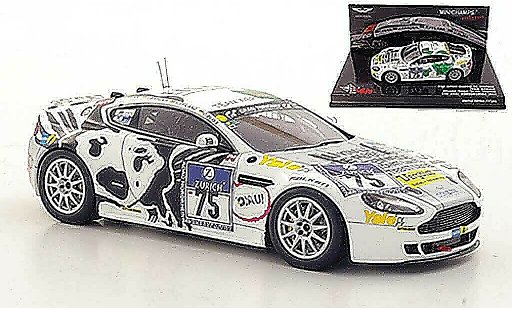 Aston Martin V8 course 1/43 Minichamps No.75 Team Werner ADAC 24h Nurburgring 2011 modellini auto
