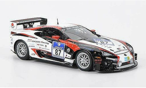 Lexus LFA Gazoo Racing 1/43 Minichamps No.87 Kinoshita/Wakisaka/Lotterer 24h Nurburgring 2011 modellini auto