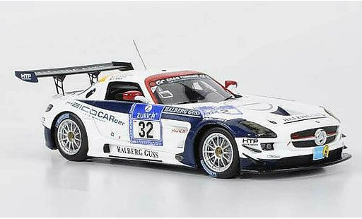 Mercedes SLS GT3 1/43 Minichamps AMG No.32 Heico Motorsport 24h ADAC Nurburgring 2011 modellini auto